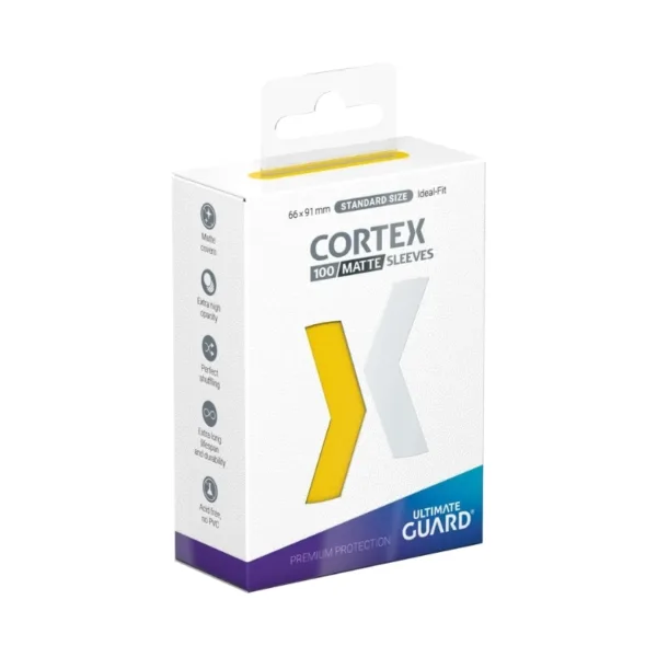 Ultimate Guard Cortex Sleeves Matte Standard Size (100) Yellow – UGD011163