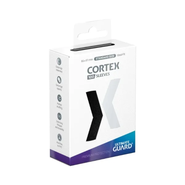Ultimate Guard Cortex Sleeves Standard Size (100) Black – UGD011145