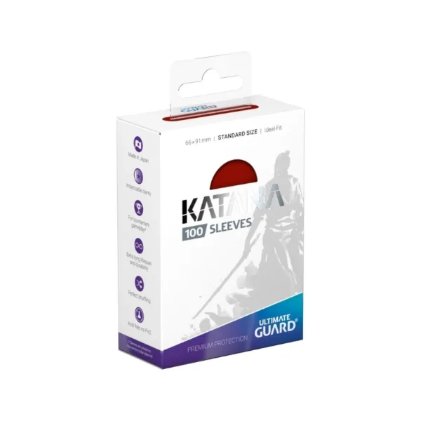 Ultimate Guard Katana Sleeves Standard Size (100) Red – UGD010109