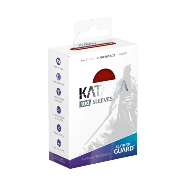 Ultimate Guard Katana Sleeves Standard Size (100) Red – UGD010109
