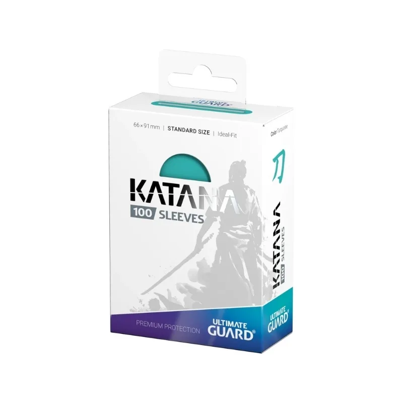Ultimate Guard Katana Sleeves Standard Size (100) Turquoise - UGD010896 - Image 3