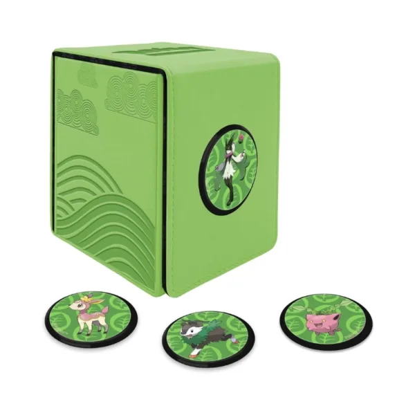 Ultra Pro: Pokémon Gallery Series Morning Meadow Alcove 4 Click Deck Box  – 16469