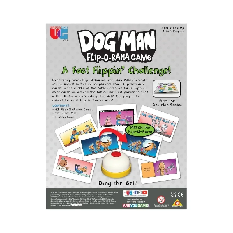 University Games: Dog Man Flip-O-Rama Game - 7-012 - Image 8