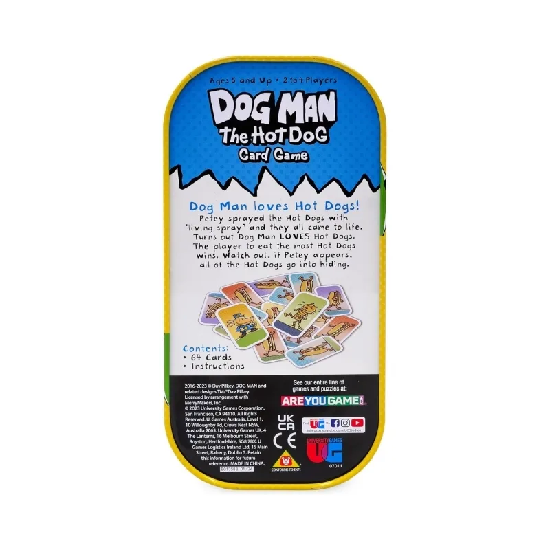 University Games: Dog Man Hot Dog Game Tin - 7-011 - Image 8