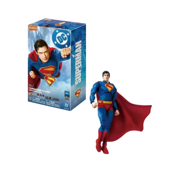 Blokees DC Hero Superman Champion Class 01 Snap-Fit Model Kit Action Figure – 75671