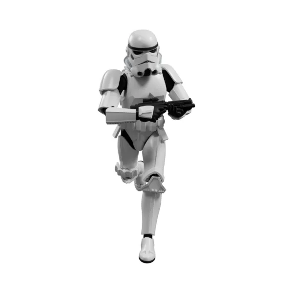 Blokees Star Wars Stormtrooper 1/12 Scale Snap-Fit Model Kit Articulated Action Figure – 75802