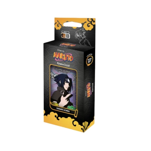 Cicaboom :Naruto Mythos TCG Konoha Shido Sasuke Uchiha 2nd Edition Team Set Box (3 pack)
