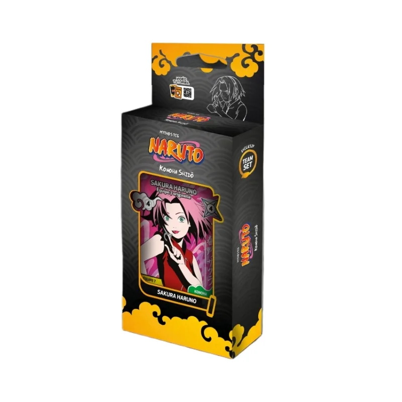 Cicaboom: Naruto Mythos TCG Konoha Shido Sakura Haruno 2nd Edition Team Set Box (3 Pack) - Image 2