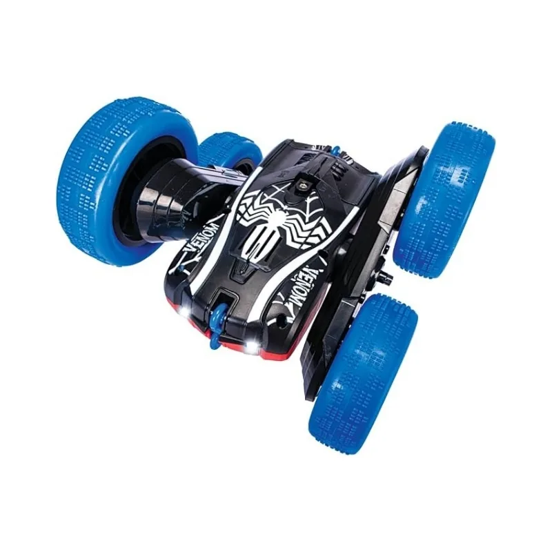 Dickie Marvel Spider-Man & Venom 2-in-1 Double-Sided RC Stunt Car - 360 Flip Remote Control Car - Image 3