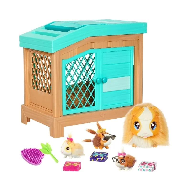 Little Live Pets Mama Surprise Guinea Pig Interactive Plush Playset - 26410 - Image 2