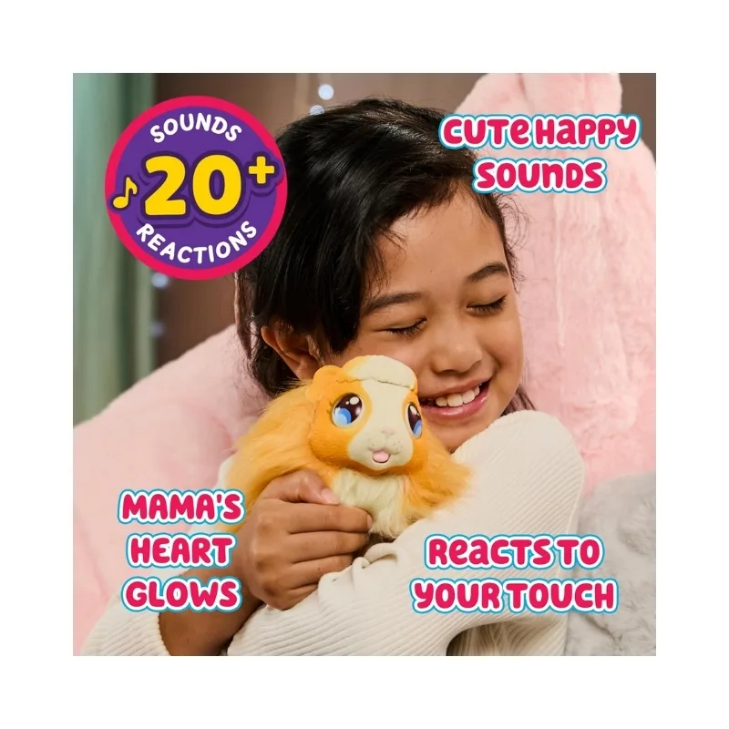 Little Live Pets Mama Surprise Guinea Pig Interactive Plush Playset - 26410 - Image 4