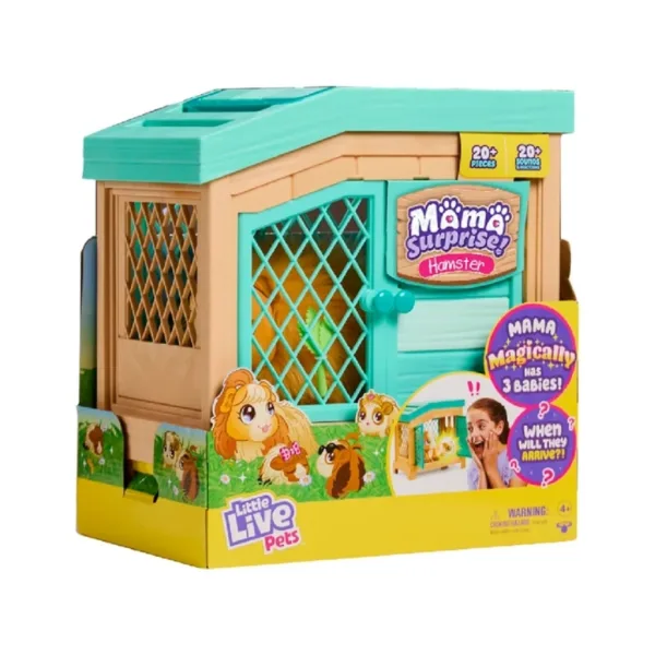 Little Live Pets Mama Surprise Guinea Pig Interactive Plush Playset – 26410