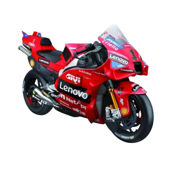 Maisto 1:6 Ducati Desmosedici GP 2024 Die-Cast MotoGP Model – Francesco Bagnaia #63