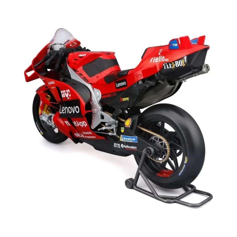 Maisto 1:6 Ducati Desmosedici GP 2024 Die-Cast MotoGP Model – Francesco Bagnaia #63 - Image 6
