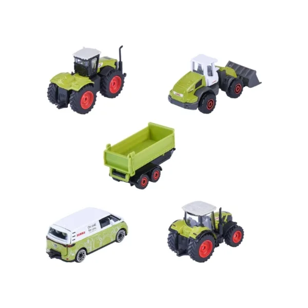 Majorette Claas Farm 5-Piece Die-Cast Vehicle Giftpack