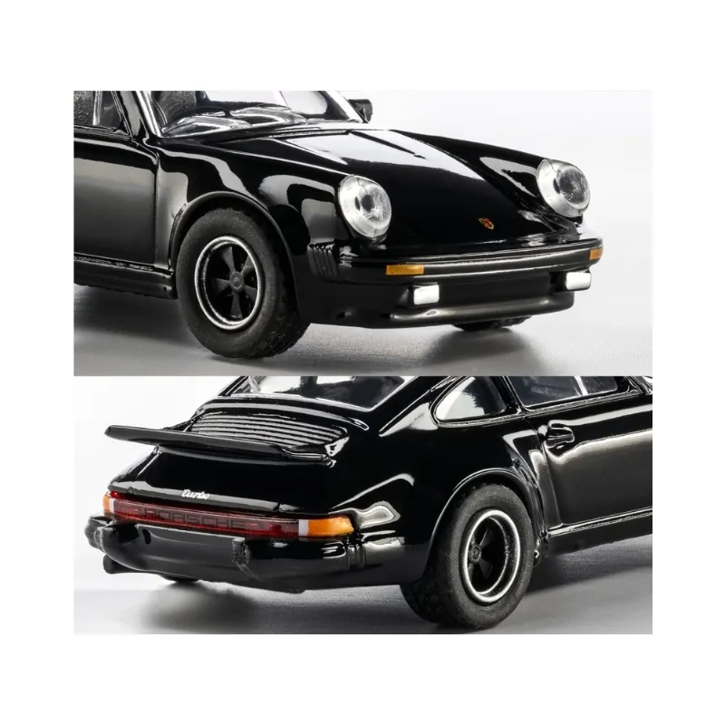 Majorette Collection Series 1:64 1975 Porsche 930 Turbo Die-Cast Metal Model Car with Acrylic Display Case - Image 4