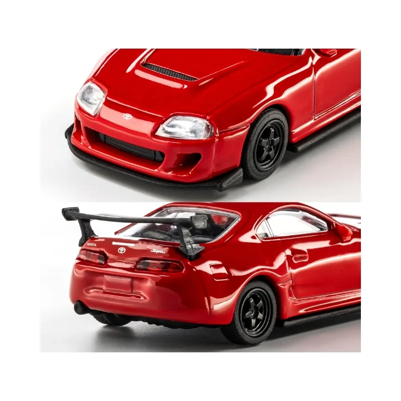 Majorette Collection Series 1:64 1995 Toyota Supra Die-Cast Metal Model Car with Acrylic Display Case - Image 4
