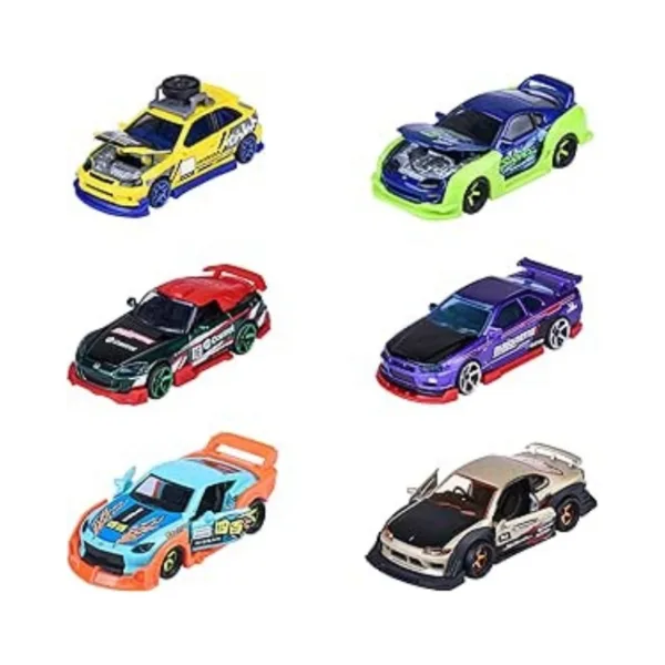 Majorette Tokyo Style JDM 1:64 Die-Cast Car with Container Display Box (1 Random Model)