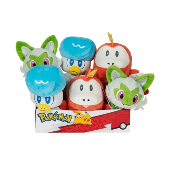 Pokémon Generation IX 8-Inch Plush Toy Paldea Starter Assortment (Random 1pc)