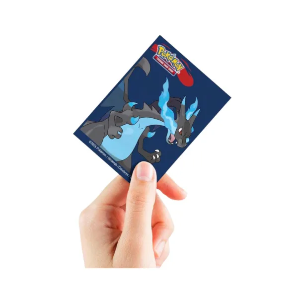 Ultra Pro: Pokemon Mega Charizard X Standard Deck Protector (65-Pack) Card Sleeves – 81775