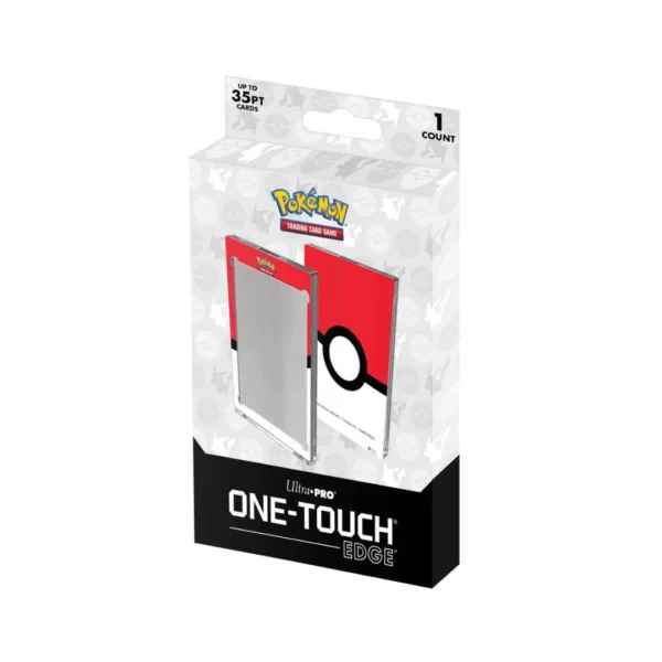 Ultra PRO: Pokemon Single 35pt One-Touch Edge Poké Ball Printed Magnetic Card Holder – 16421