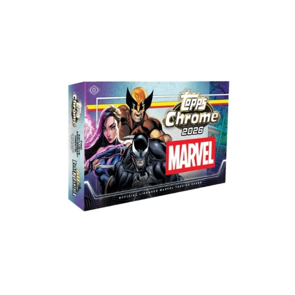 Topps 2026Chrome Marvel Comics Hobby Box