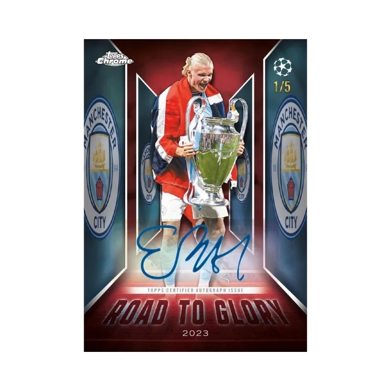 Topps Chrome UEFA Club Competitions 2025/26 Soccer Hobby Box - Image 5