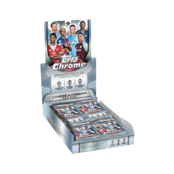 Topps Chrome UEFA Club Competitions 2025/26 Soccer Hobby Box