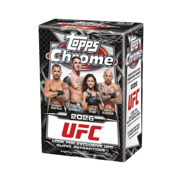 Topps Chrome UFC Trading Card Value Box (6 Packs)