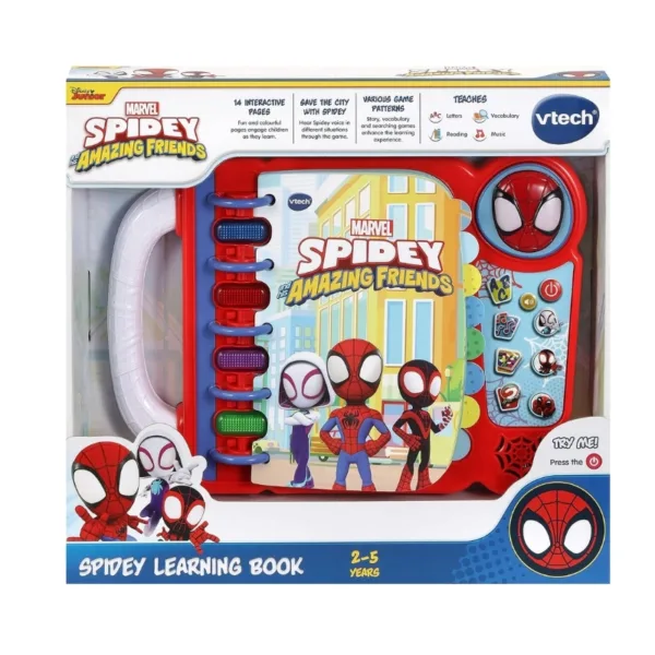 VTech Spidey and His Amazing Friends Learning Book Interactive Storybook Toy