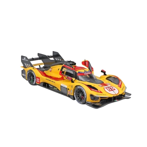 Bburago 1:24 Ferrari 499P Hypercar (#50 24H Le Mans 2025) Die-Cast Model with Stand – 18-26319