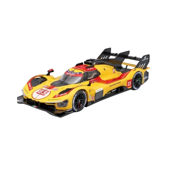 Bburago 1:24 Ferrari 499P Hypercar (#50 24H Le Mans 2025) Die-Cast Model with Stand – 18-26319