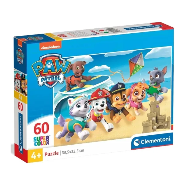 Clementoni Supercolor 60-Piece Paw Patrol Jigsaw Puzzle – 26091