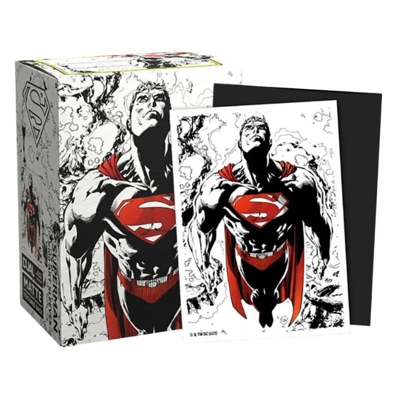 Dragon Shield Superman Core (Red/White Variant) 100 Sleeves - AT-16076 - Image 3
