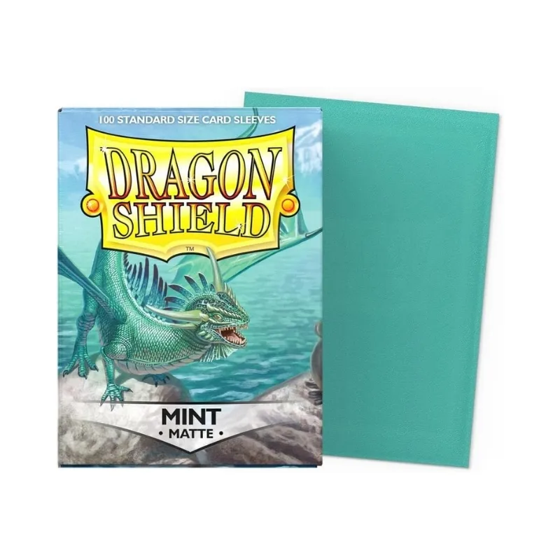 Dragon Shield Standard Sleeves Matte Mint (100 Sleeves) - AT-11025 - Image 3