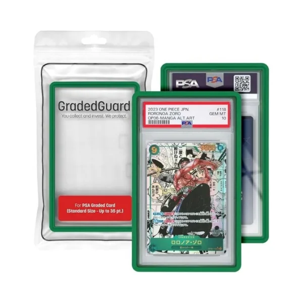 GradedGuard: Standard Case for PSA Slabs (Green) – GGSCGREEN