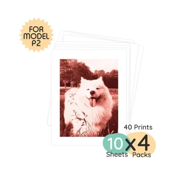 Kiimento Ink Free Print Pack for P2 Instant Print Camera 40pcs – 13169