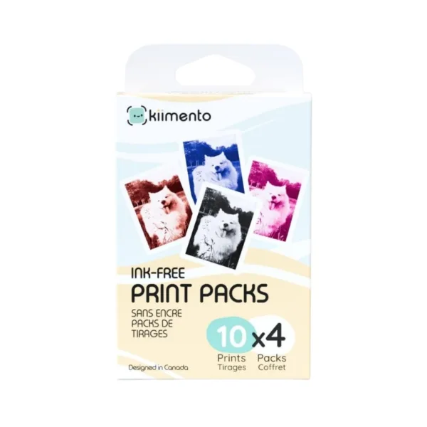 Kiimento Ink Free Print Pack for P2 Instant Print Camera 40pcs – 13169