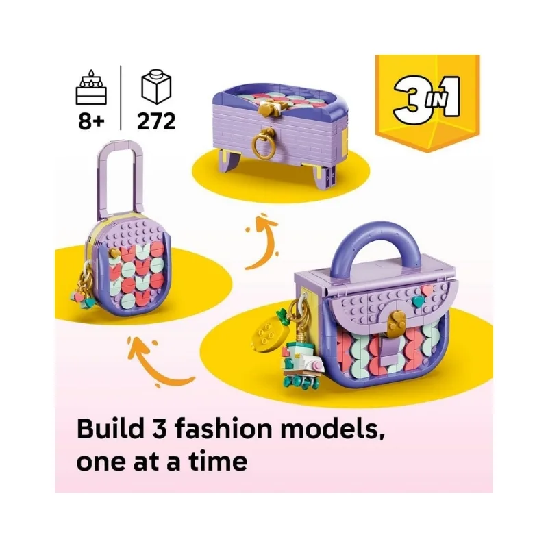 LEGO Creator 3-in-1 Art Fashion Bag Building Set (31169) Fashion Toy & Desk Decor - 6585570 - Image 3
