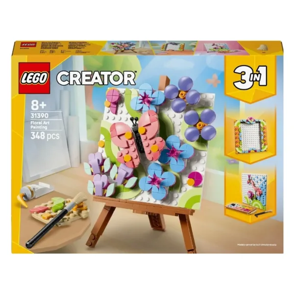 LEGO Creator 31390 3-in-1 Floral Art Decor Painting Building Set Arts & Crafts Toy – 6585568