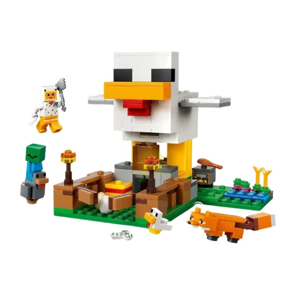 LEGO Minecraft 21585 Chicken Egg-Laying Coop Set with Minifigures – 6585522