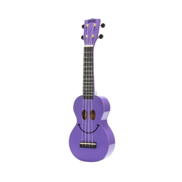 Mahalo U-Smile Series Soprano Ukulele Purple with Bag – U-SMILE PP