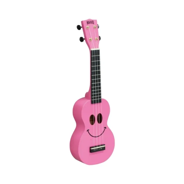 Mahalo U-Smile Series Soprano Pink Ukulele with Bag – U-SMILE PK