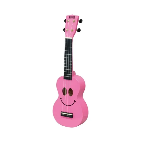 Mahalo U-Smile Series Soprano Pink Ukulele with Bag – U-SMILE PK