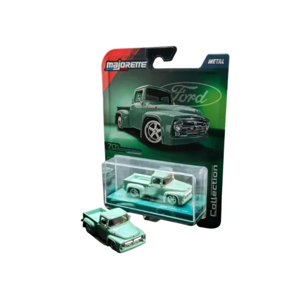 Majorette 1956 Ford F-100 Pickup Die-Cast Car (1:64 Scale with Display Case) – 8505001019