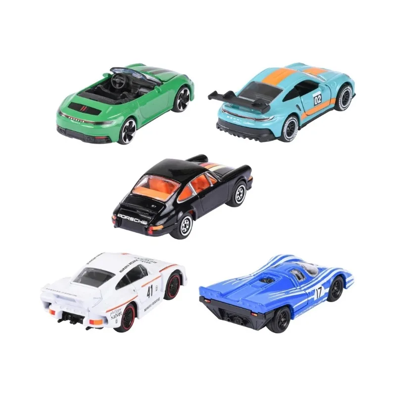 Majorette Porsche 5-Piece Die-Cast Gift Set (1:64 Scale) - 8502105002 - Image 2