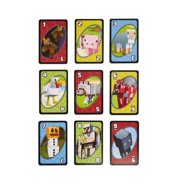 Mattel Minecraft UNO Card Game – FPD61
