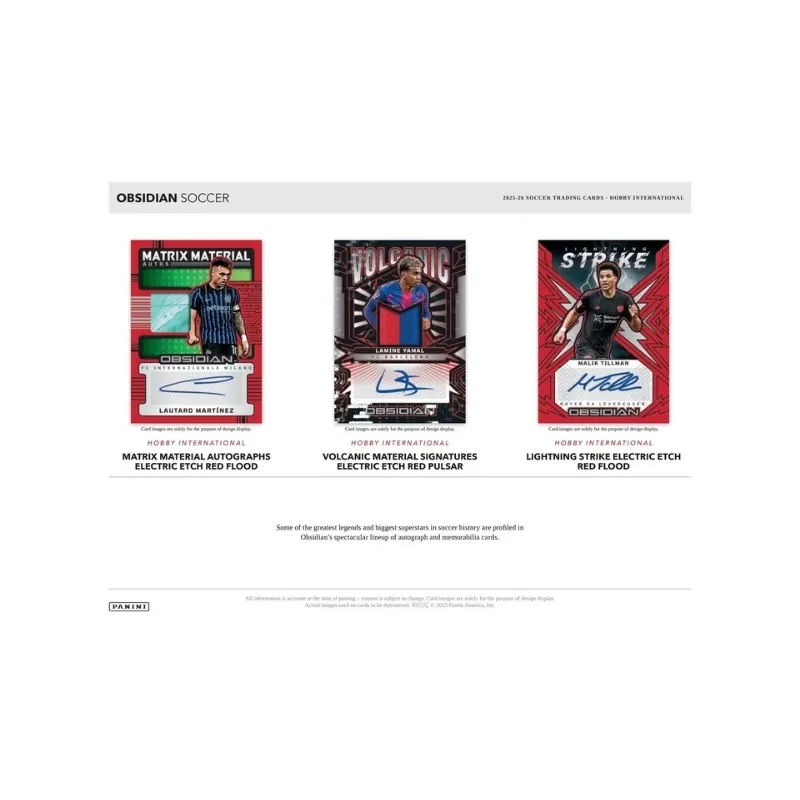 Panini 2025-26 Obsidian Soccer Hobby International Box - 19368 - Image 4