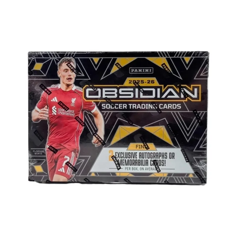 Panini 2025-26 Obsidian Soccer Hobby International Box - 19368