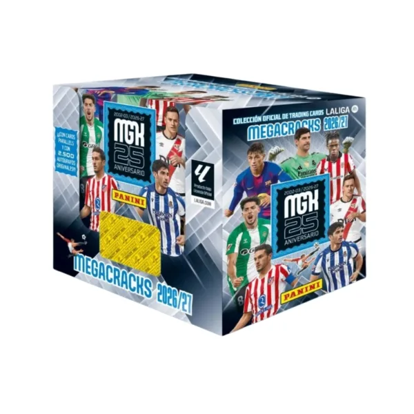 Panini  La Liga  Megacracks 2026-27 Trading Card Box – 25th Anniversary Edition ( Pre Order) – 9047